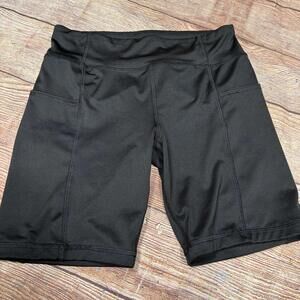 Athletic Works Black Active Shorts Size 10/12
